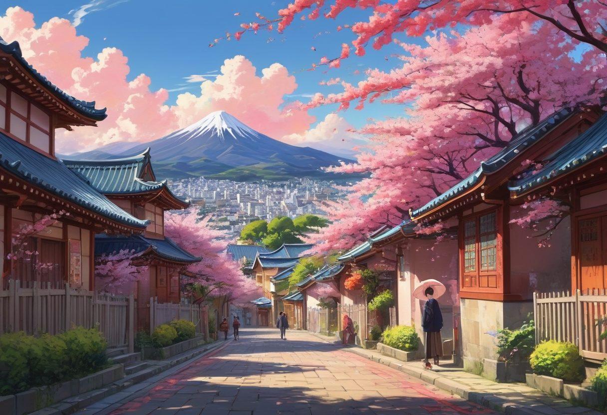 A colorful and artistic representation of a legendary anime landscape filled with playful and adventurous characters, reflecting various styles of hentai art. Include enchanting detail such as blooming cherry blossoms, cozy cityscapes, and characters in dynamic poses, showcasing both humor and sensuality. Create an immersive atmosphere that captures the essence of adult anime with vibrant colors and intricate designs. vibrant colors. anime art style. whimsical elements.
